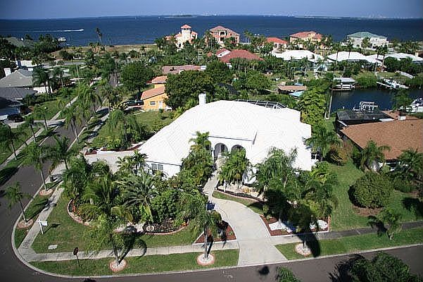 Aerial Front Exterior