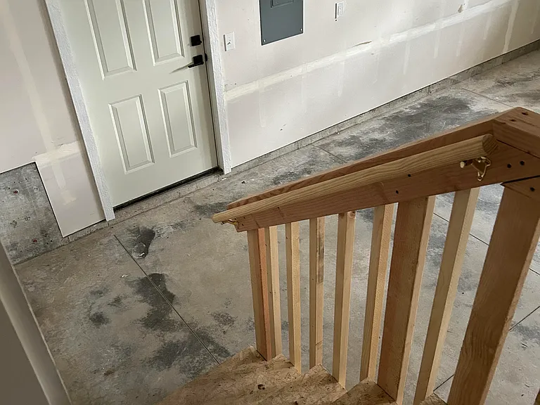Side door exit from garage!