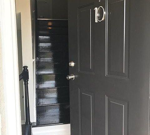 Front Door + Entry Way