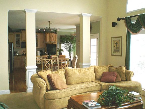 View of kitchen from family room
