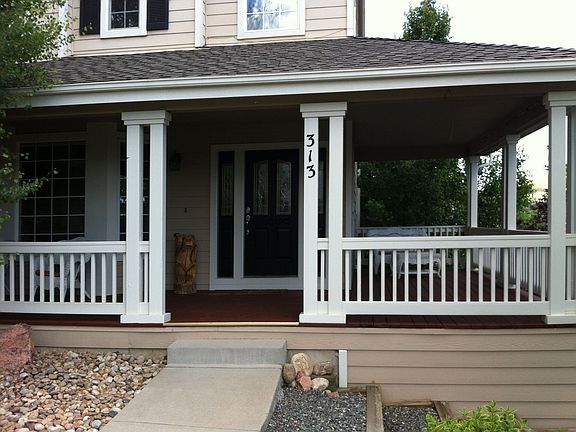 Wrap around front deck