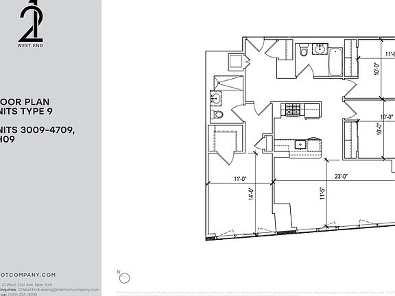 2nd image of 21 S End Ave #3209