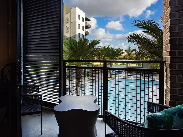 Private balconies and terraces for your enjoyment.