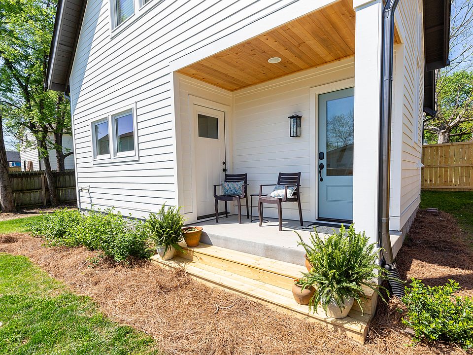 front porch and entry