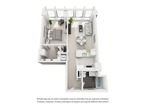 Floor plan 1 Bedroom