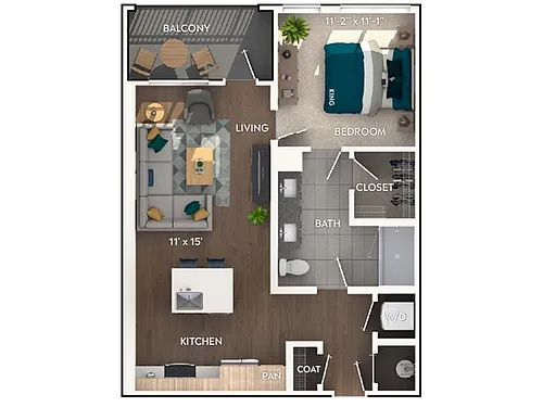 Floor plan A2b