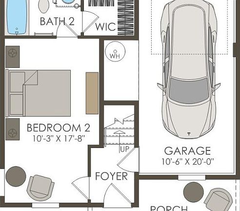 First Floor 2 br 2 ba