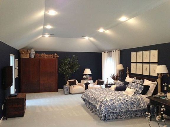 luxurious oversized master suite with sublime sitting area