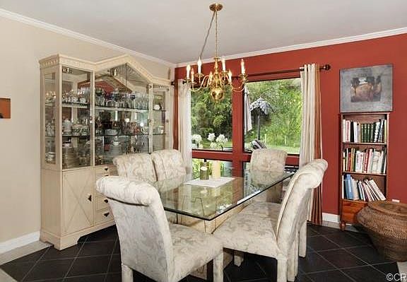 Dining Room withtile flooring