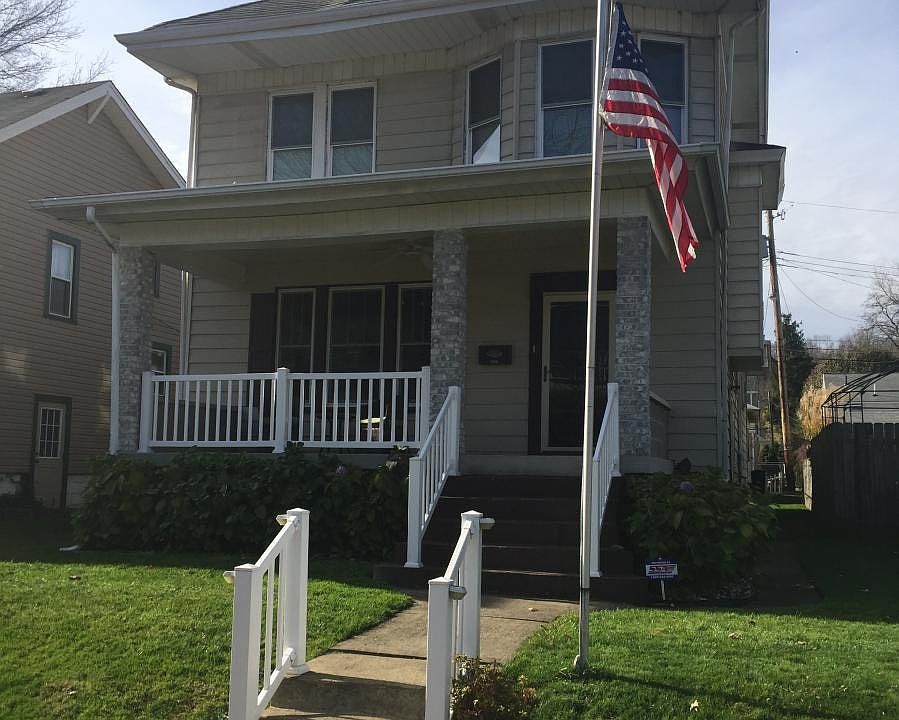 Front of home with patio