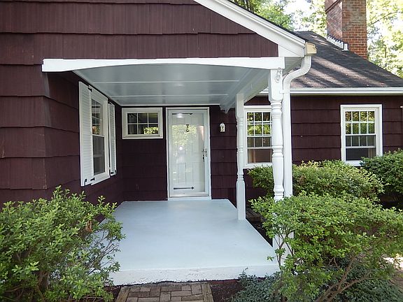 covered porch & storm door