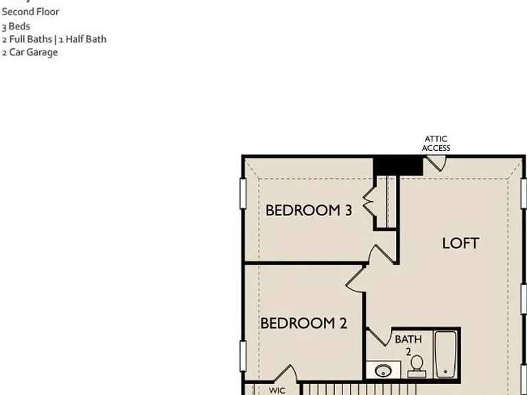 Second floor plan