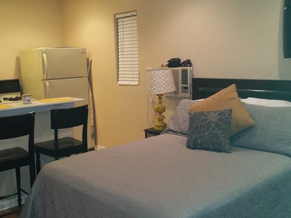 Main living area and kitchen