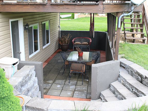 Finished space under deck