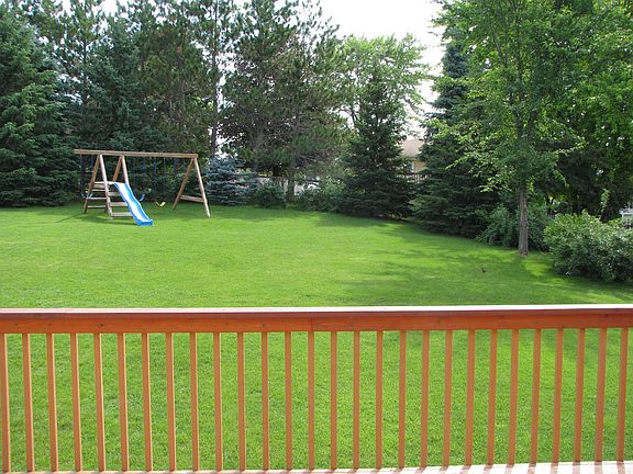 Large, private back yard