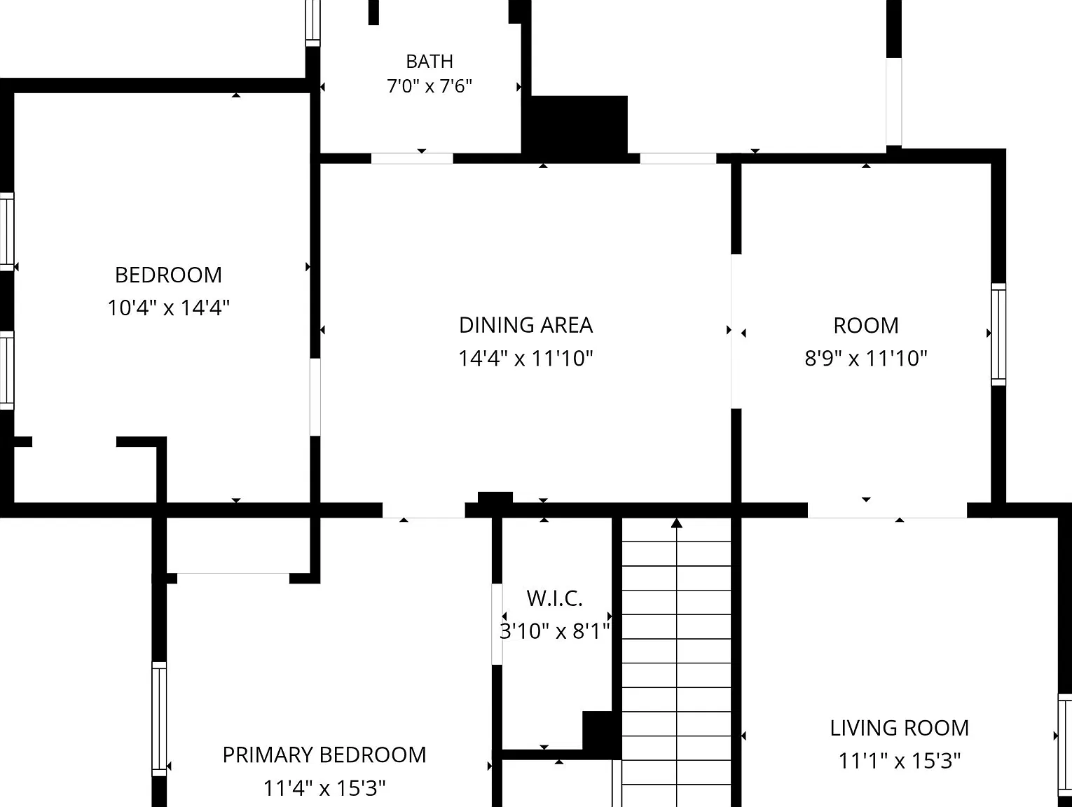 3 bed, 1.0 bath, 1400 sqft, $2,000 — Photo 3