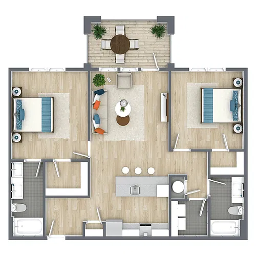 Floor plan Sequoyah