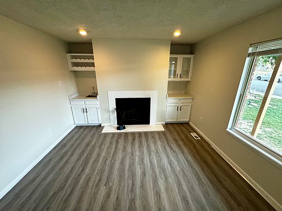 Large family room with lots of natural light