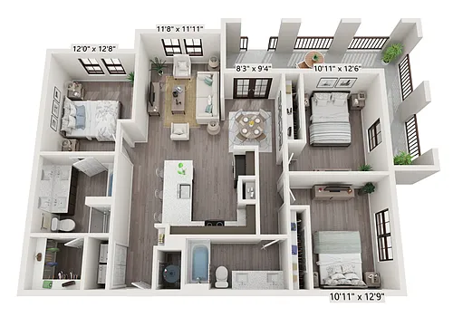 Floor plan C2A