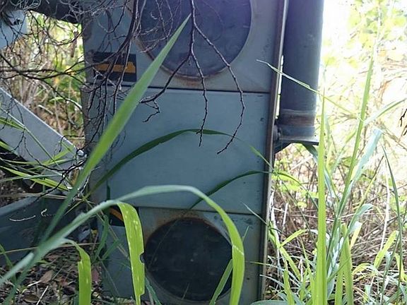 Old Twin Meter Cans