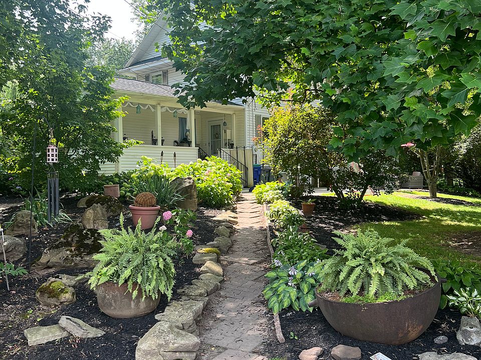 Walkway from parking area to house.
