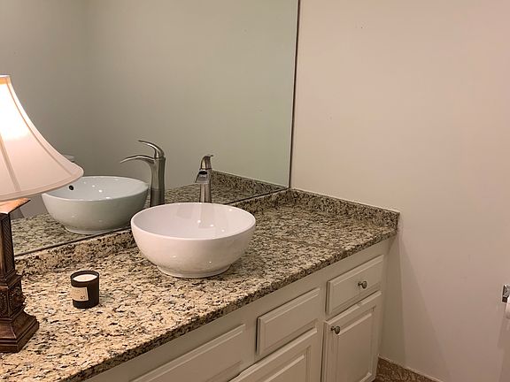 Hall bathroom off from the kitchen