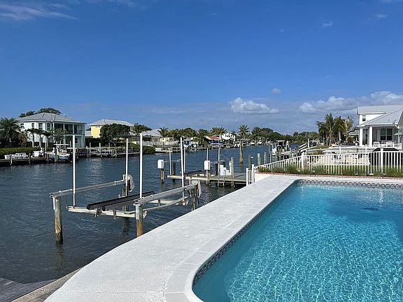 Pool facing west.
