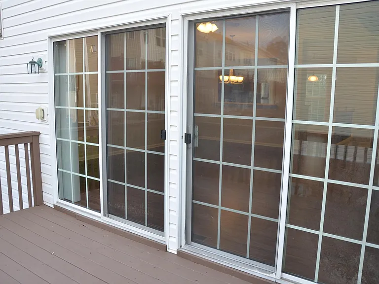Wooden Deck off of Living Room for Entertaining