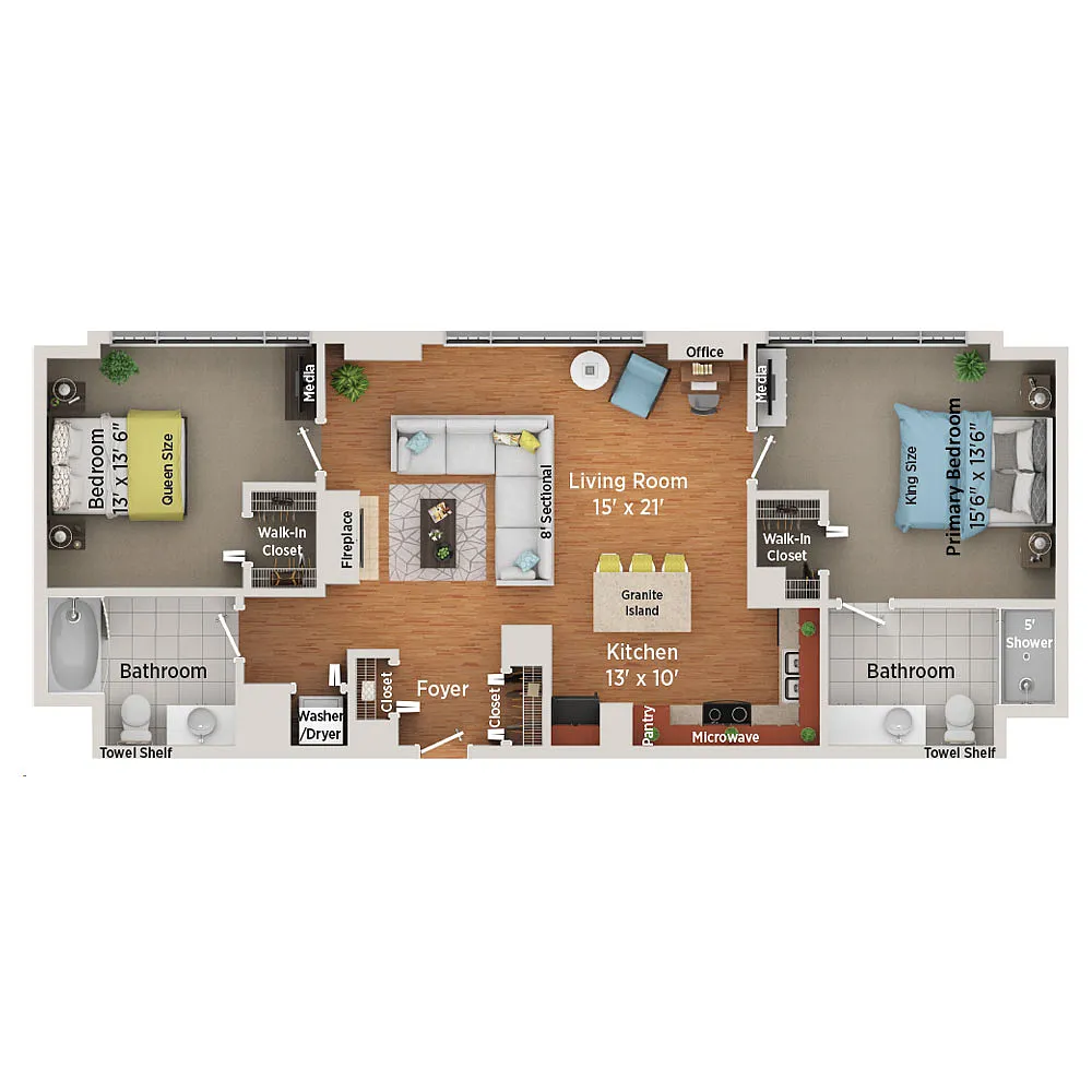 Floor plan B14 Penthouse