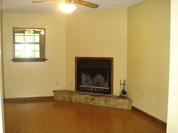 Family room with fireplace