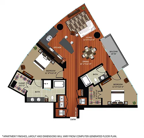 Floor plan B6