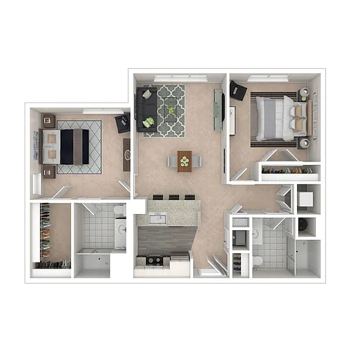 Floor plan Furnished Short Term