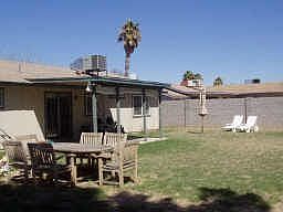 Relax in the HUGE backyard.