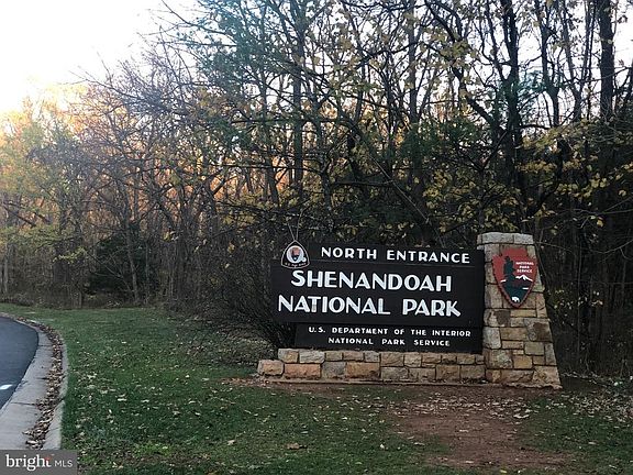 One block away from the entrance to Skyline Drive.