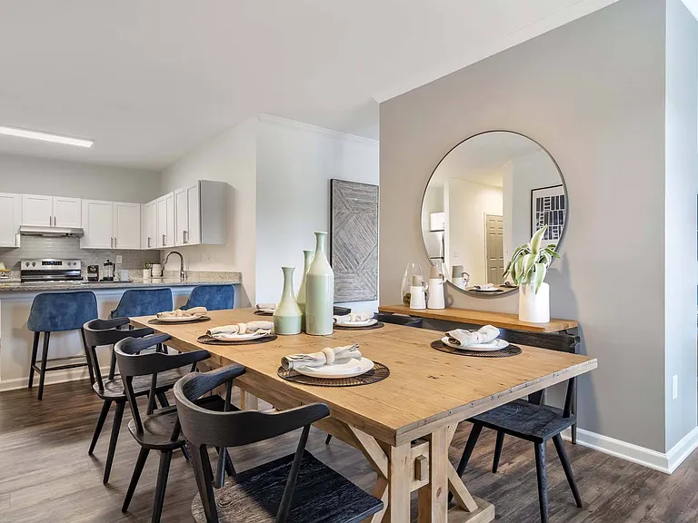 A renovated (select homes) kithcen and dining space made for hosting, sharing, and savoring every bite