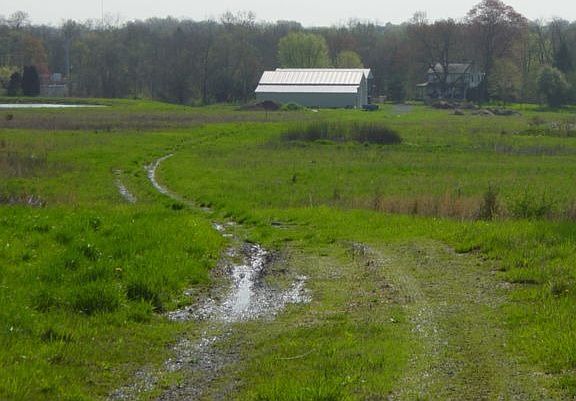 Looking south from hill top