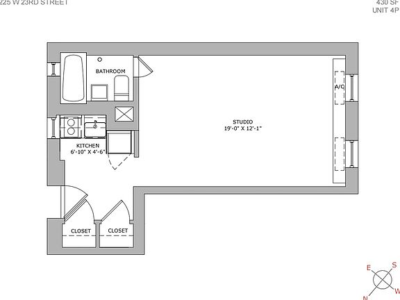 2nd image of 225 W 23rd St APT 4P