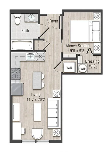 Floor plan A1b