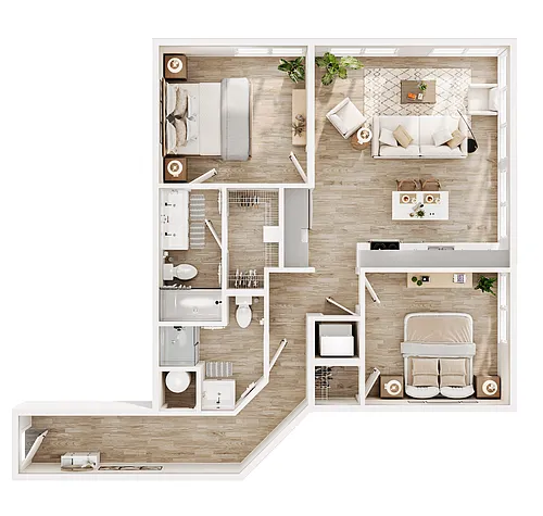 Floor plan B6
