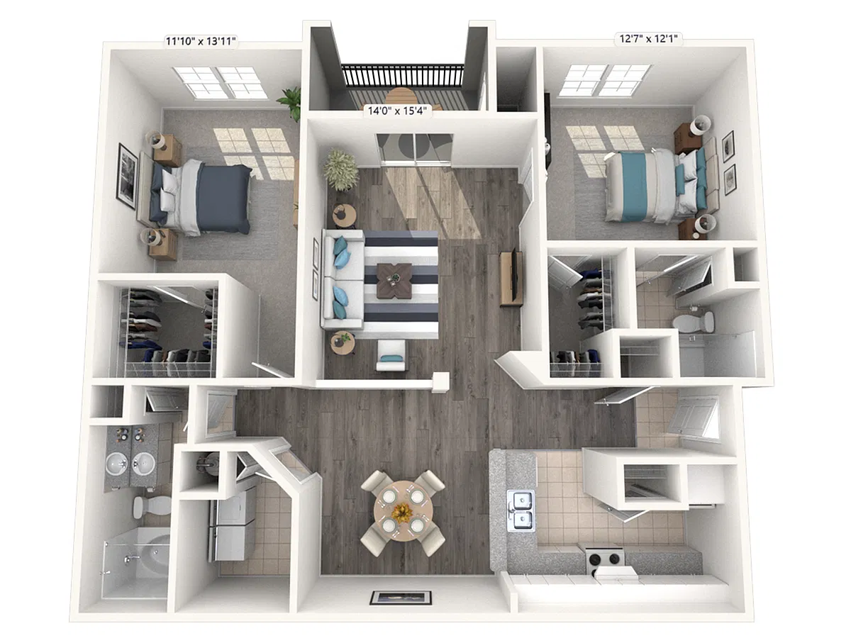 Floor plan B3