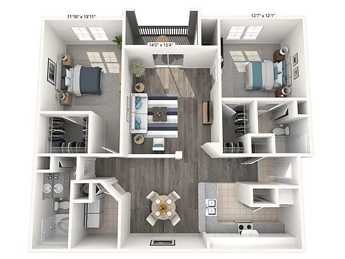 Floor plan B3