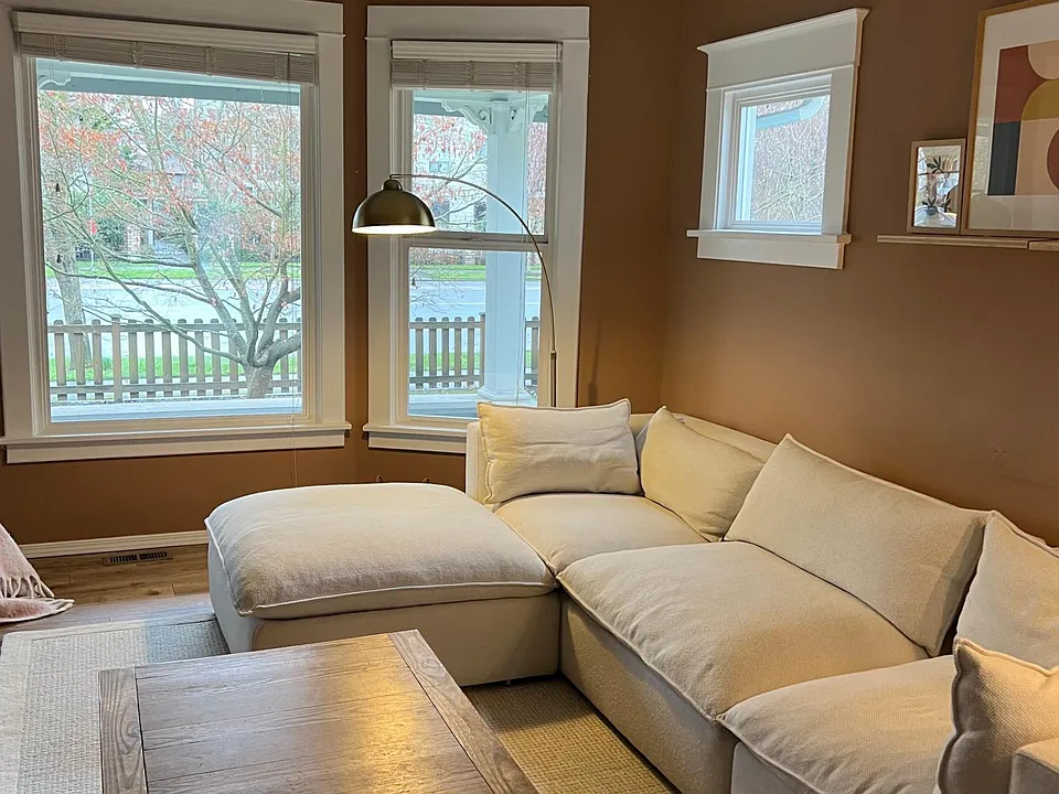 Living room repainted in 2024.