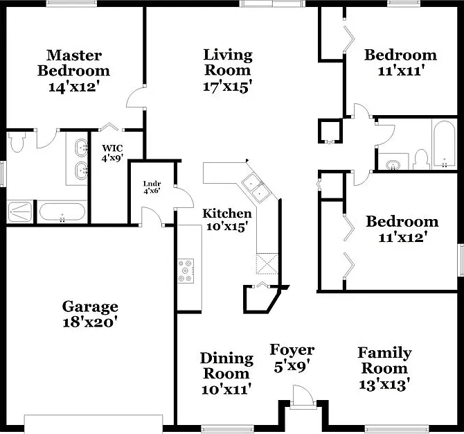 3 bed, 2.0 bath, 1645 sqft, $1,990 — Photo 2