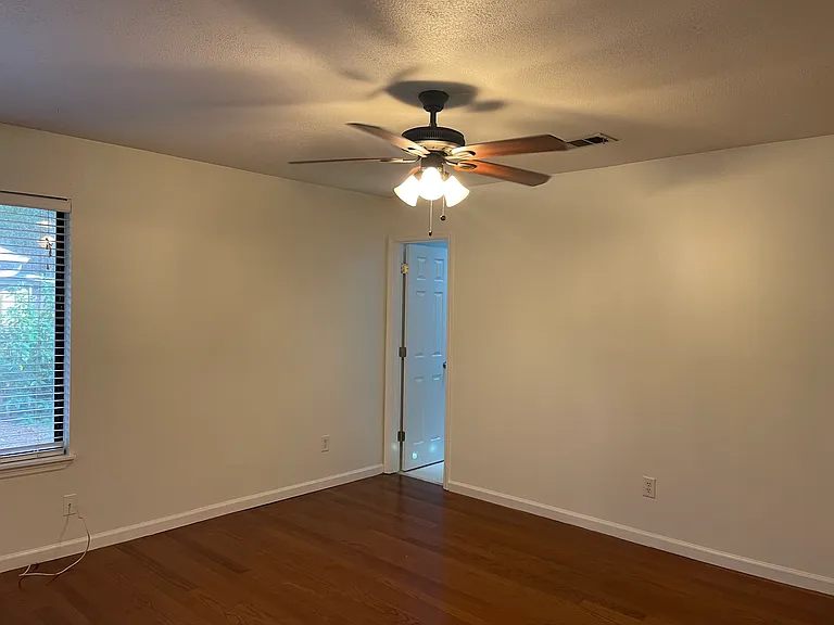 Master bedroom and bath entrance