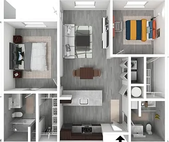 2 Bedroom C 2 Bedroom C