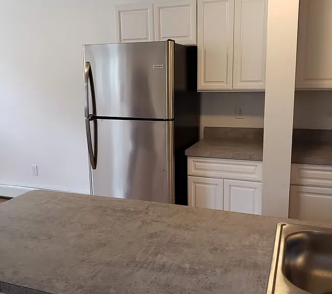 Kitchen. Stainless steel appliances.