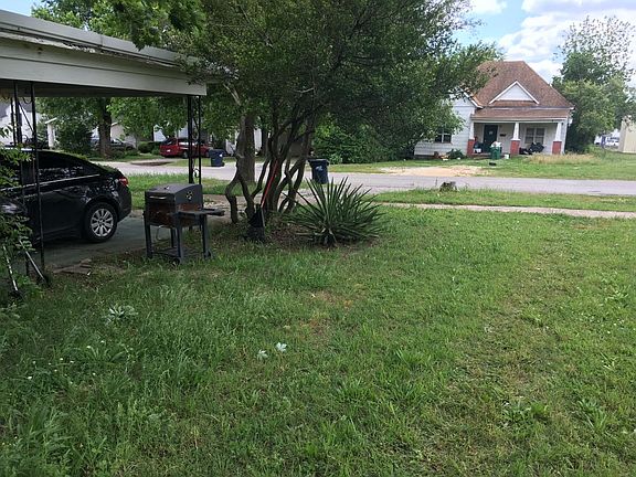 side view of carport from west