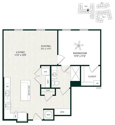 Floor plan A7