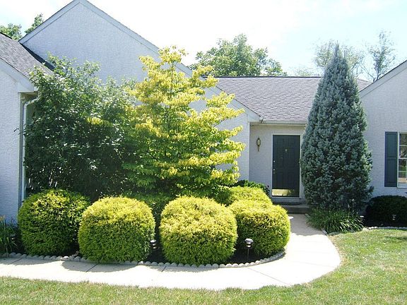 Landscaped main entrance