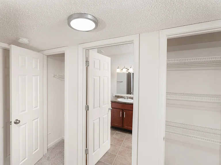 Hallway with Ample Storage Space